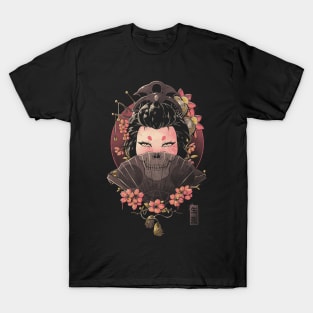 Death and Mystery - Skull Dark Geisha Gift T-Shirt